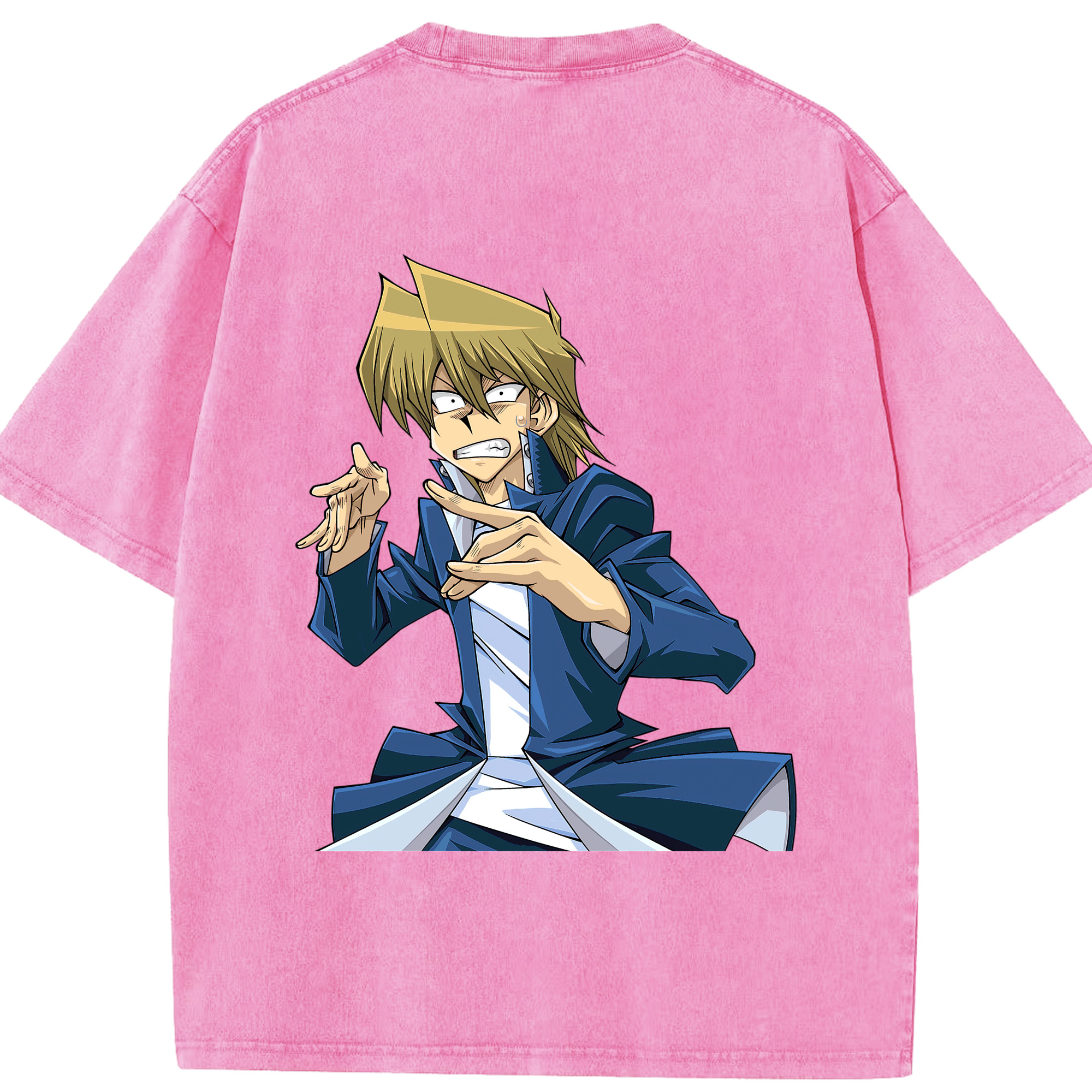 （画像用） 遊☆戯☆王 Yu-Gi-Oh! 綿100% ヴィンテージ風 半袖Tシャツ（背面プリント）